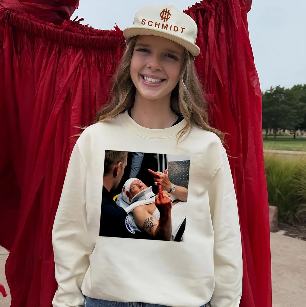Donald Trump wounded middle finger shirt