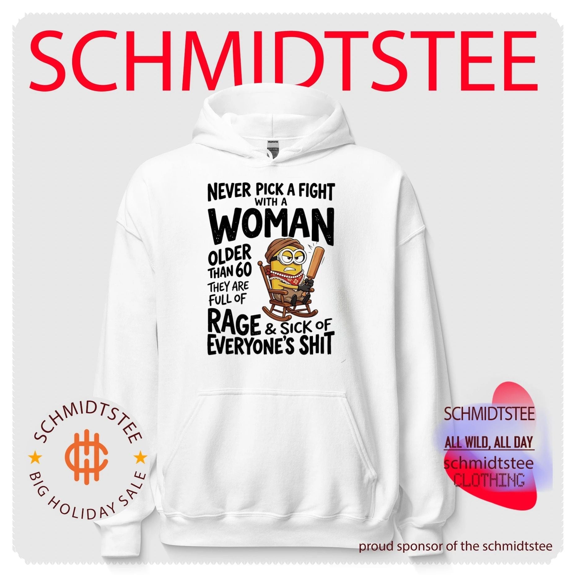Never pick a fight with a woman older than 60 they are full of shirt