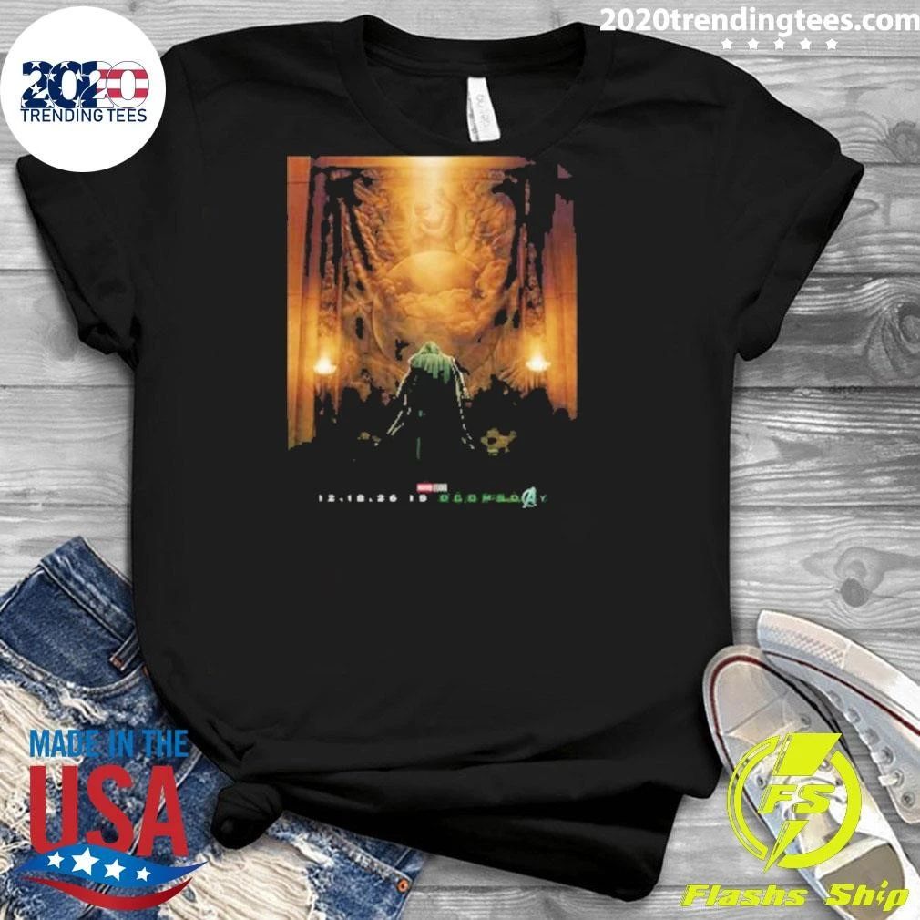 Avengers Doomsday Official Poster Released On December 18 2026 Shirt