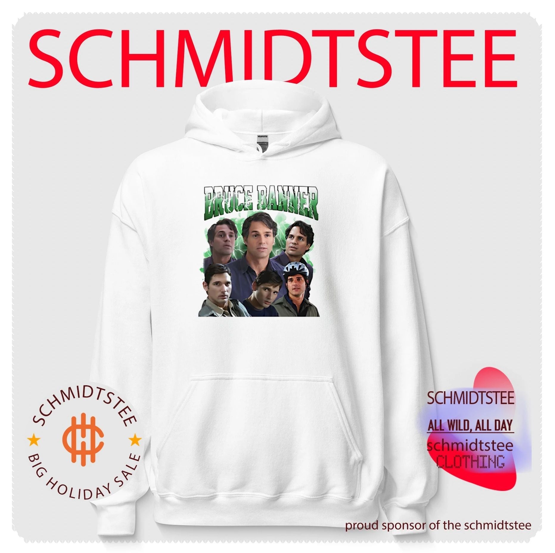 Bruce Banner picture collage shirt