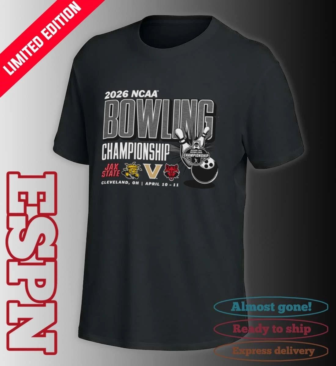2026 NCAA Women’s Bowling Championship T-Shirt