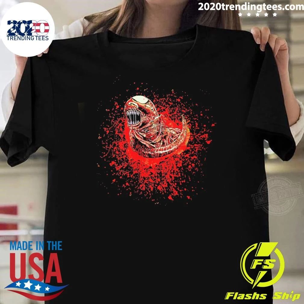 Aliens Chestburster Sci-Fi Horror Icon Shirt