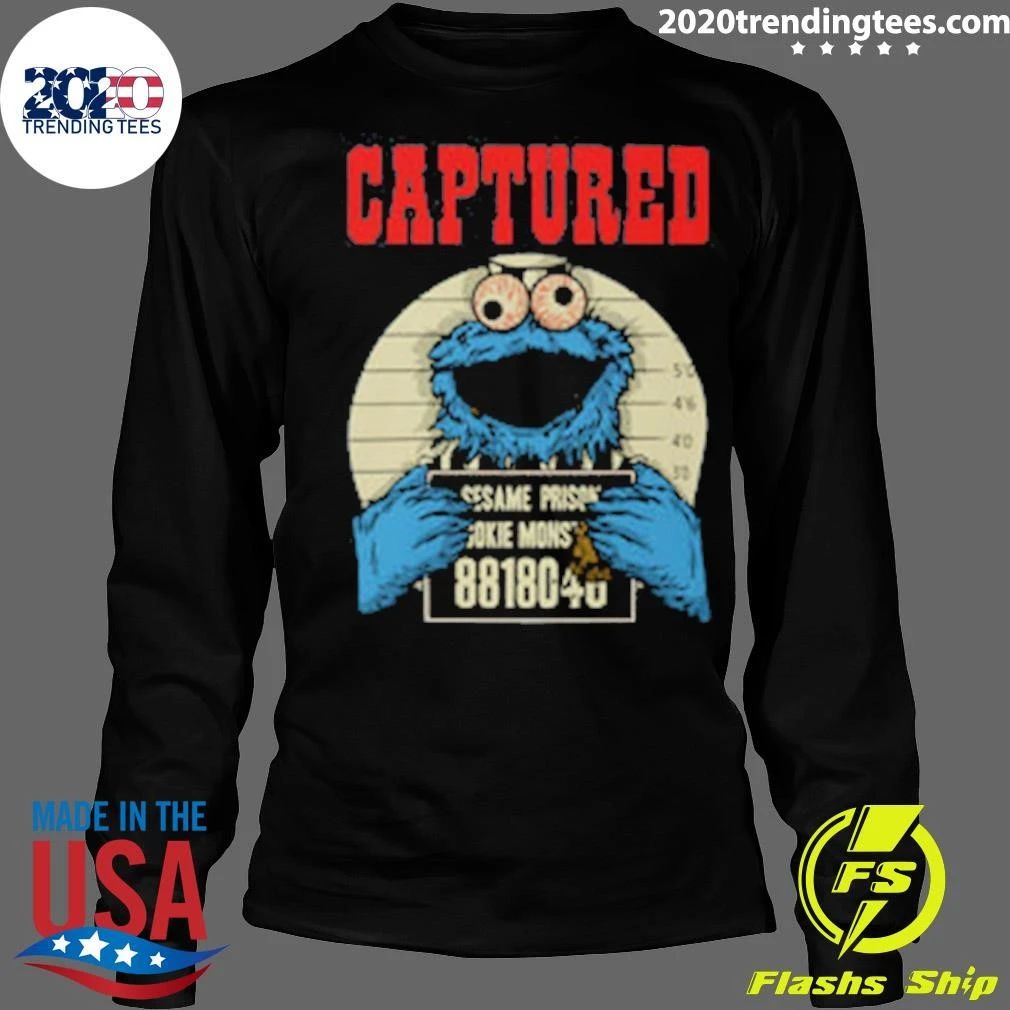 Captured Cookie Monster Sesame Prison 8818048 Shirt