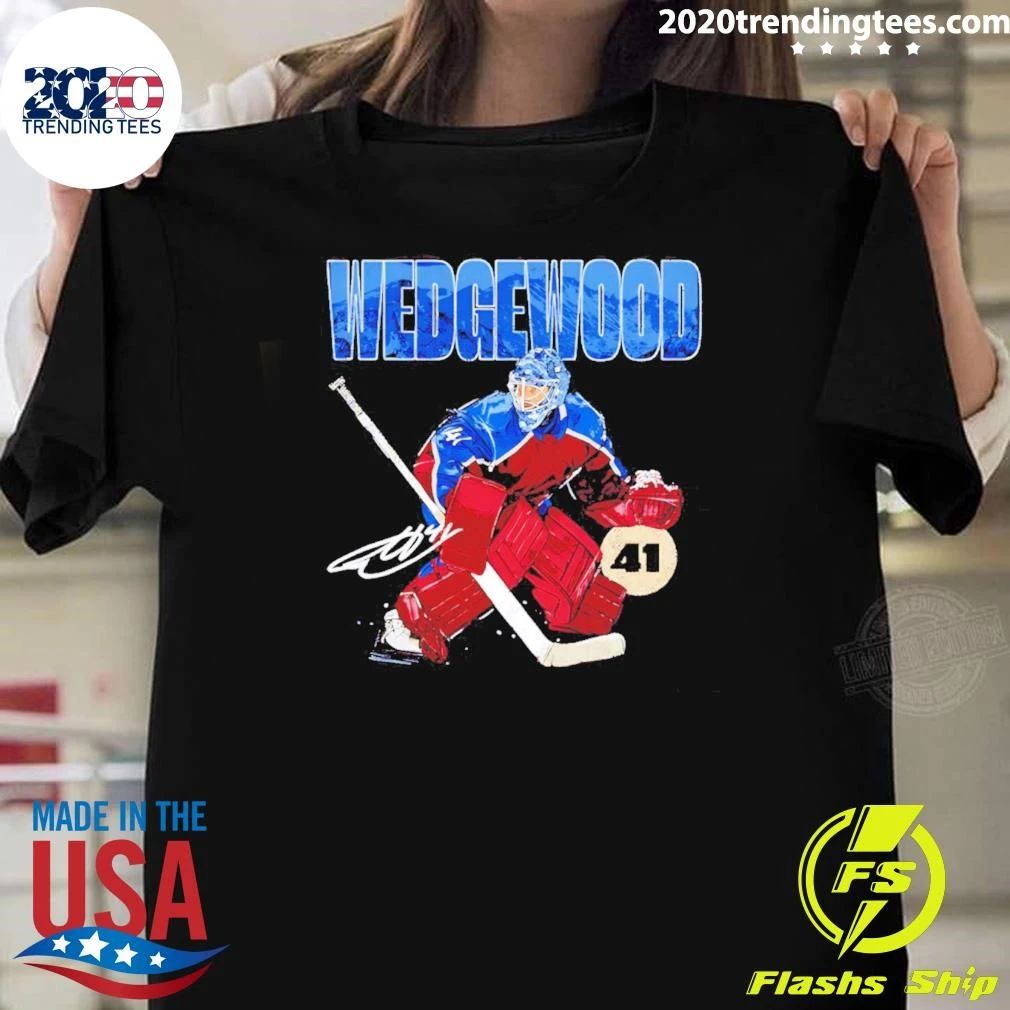 Scott Wedgewood Colorado Avalanche Goalie Shirt