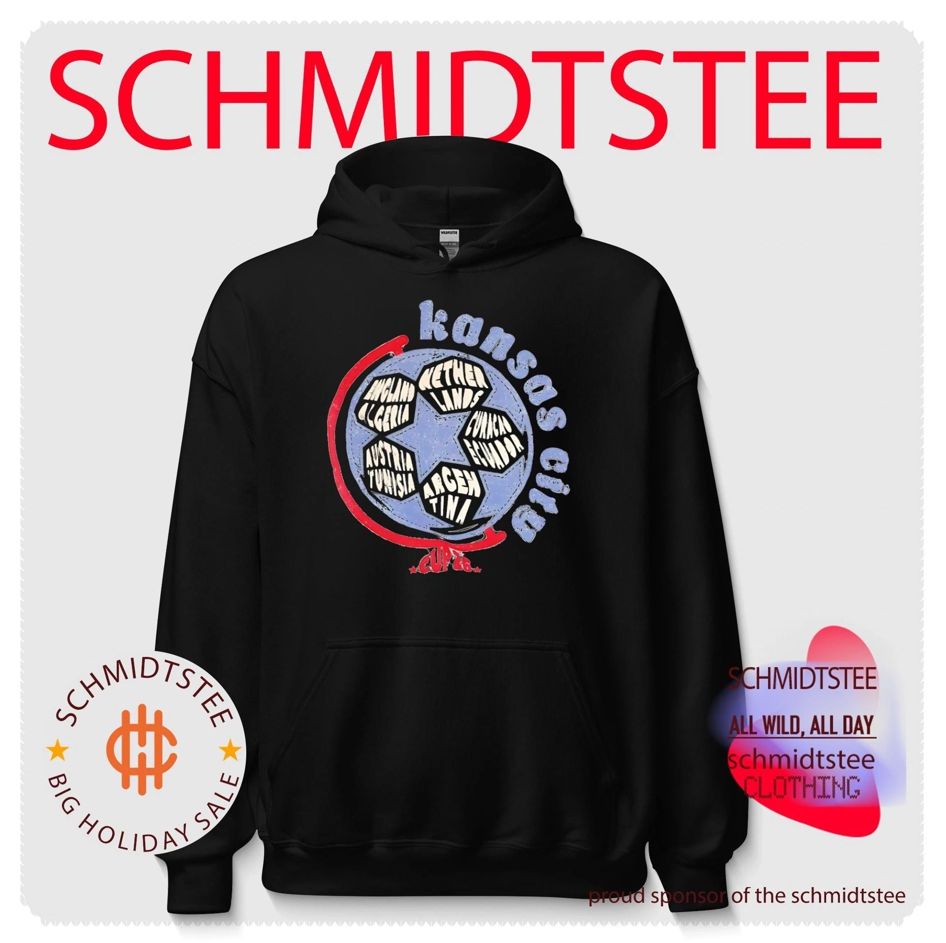Kansas City World Stage soccer ball graphic shirt