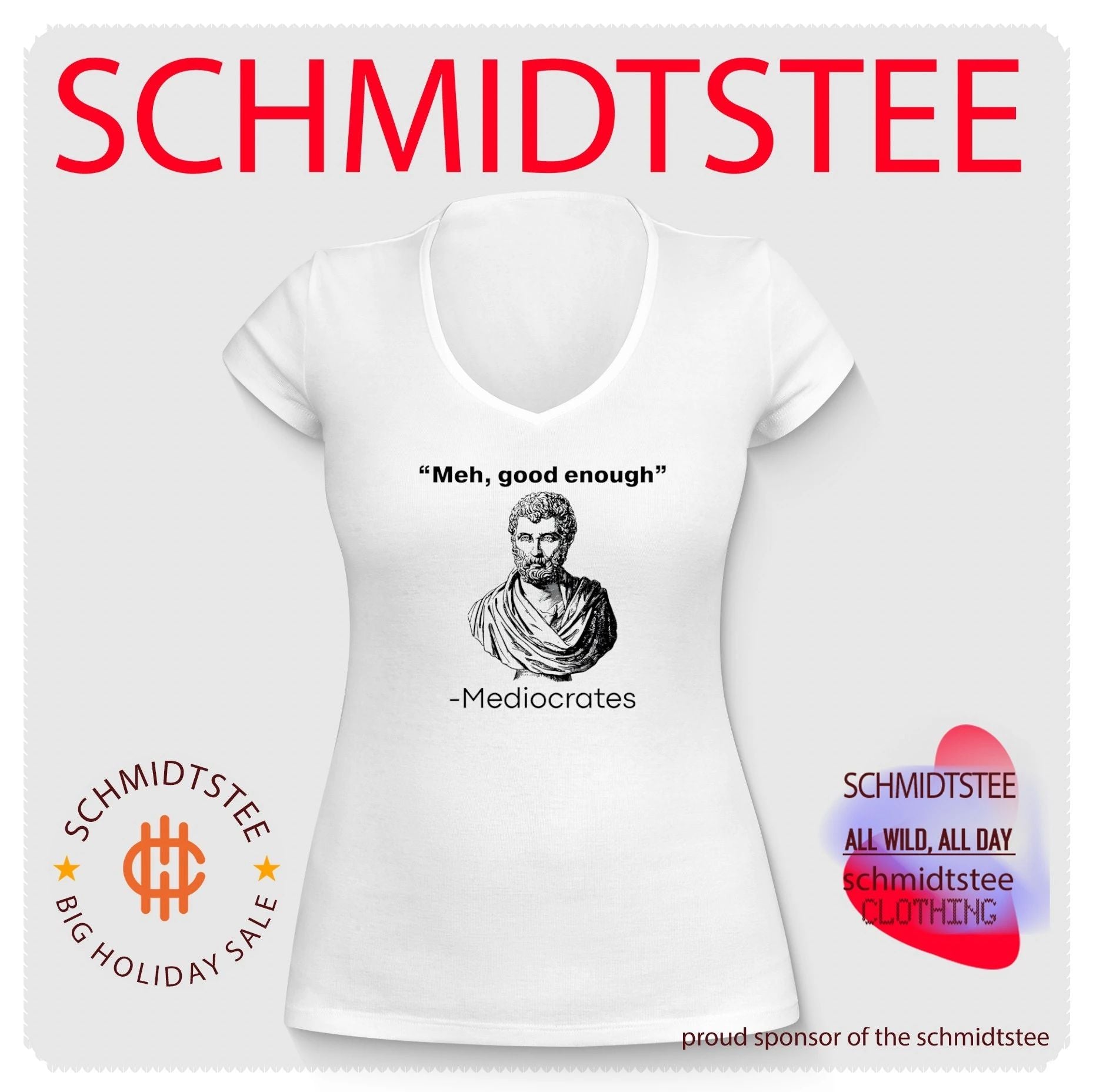 Meh good enough Mediocrates graphic shirt