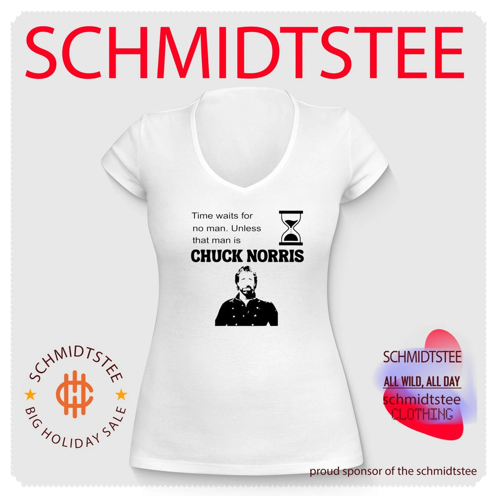 Time Waits for No Man Unless That Man Is Chuck Norris shirt