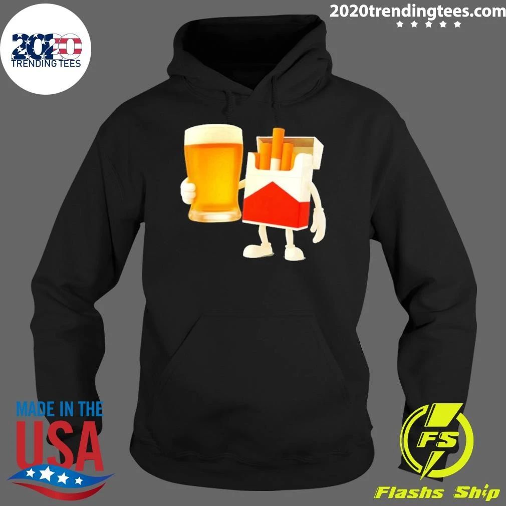 Beer And Marlboro Cigs Meme Shirt