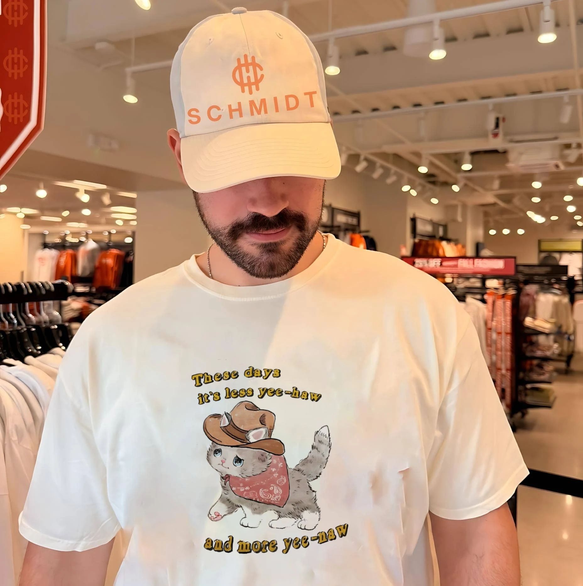 Cat these days it’s less yee-haw and more yee-naw shirt