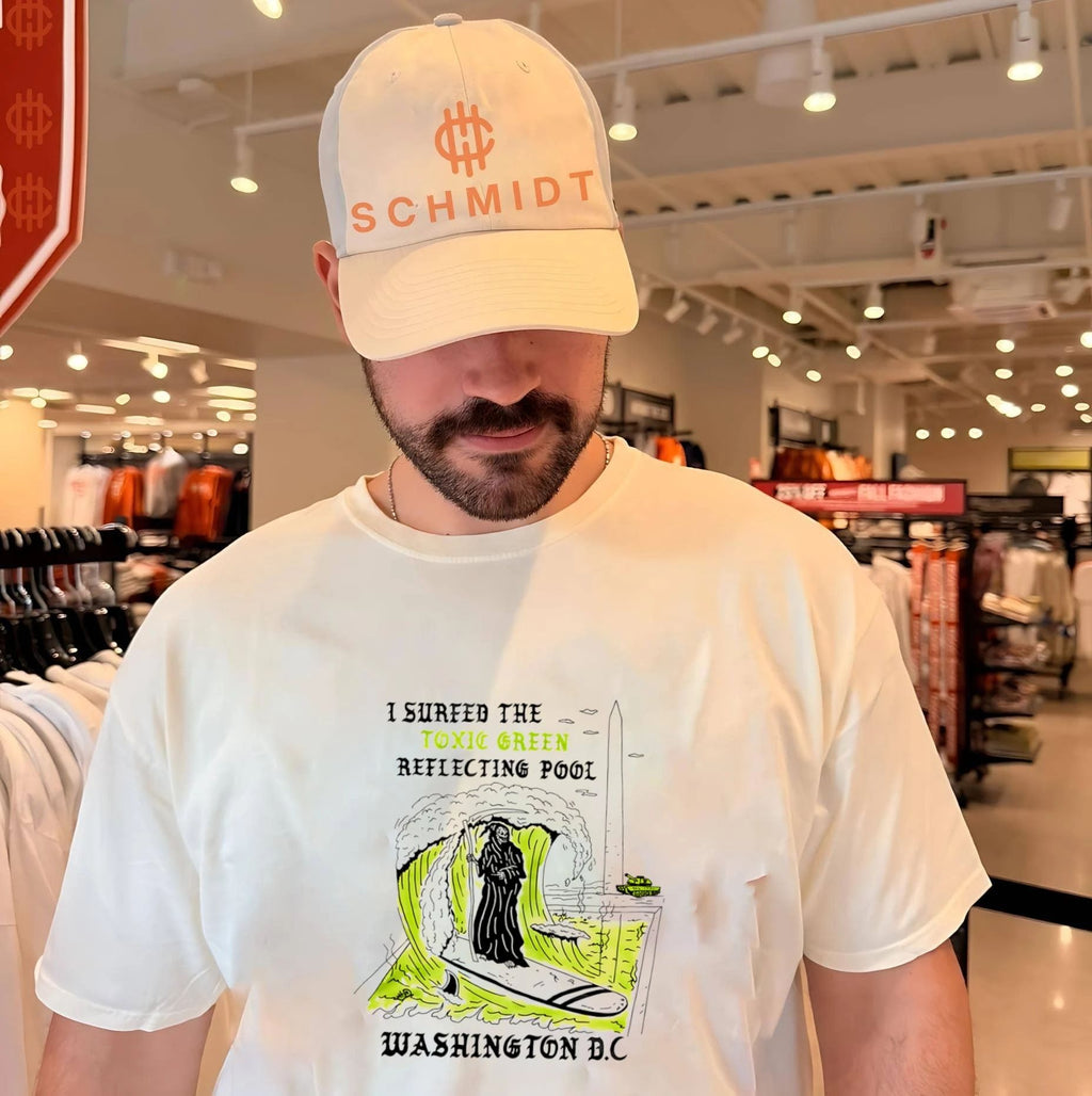 I Surfed The Toxic Green Reflecting Pool Washington DC Shirt