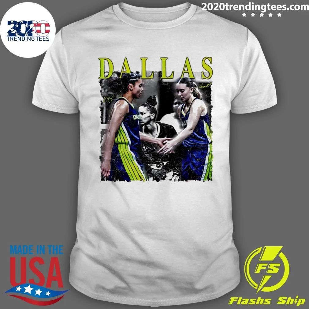 Azzi Fudd And Paige Bueckers Dallas Wings Basketball Wnba 2026 Signatures Shirt