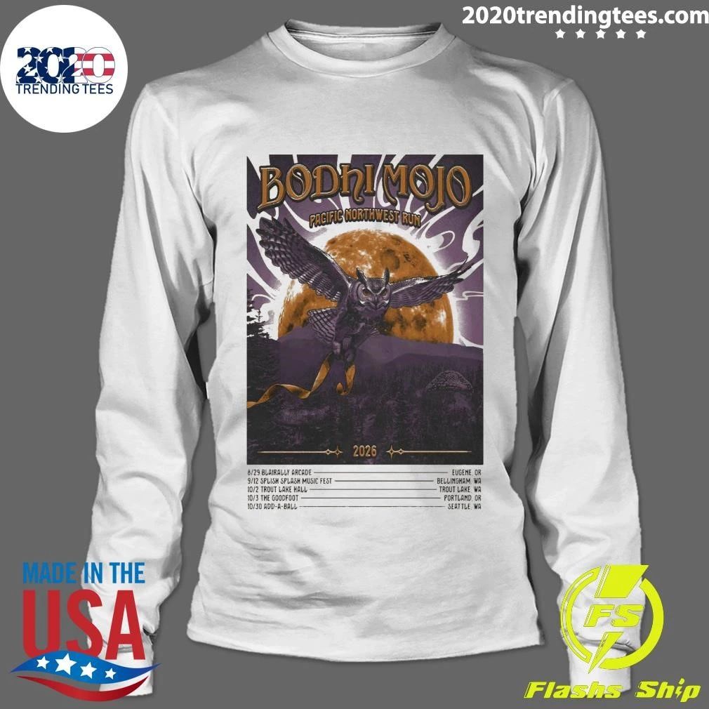 Bodhi Mojo Pacific Northwest Run Tour 26 Shirt