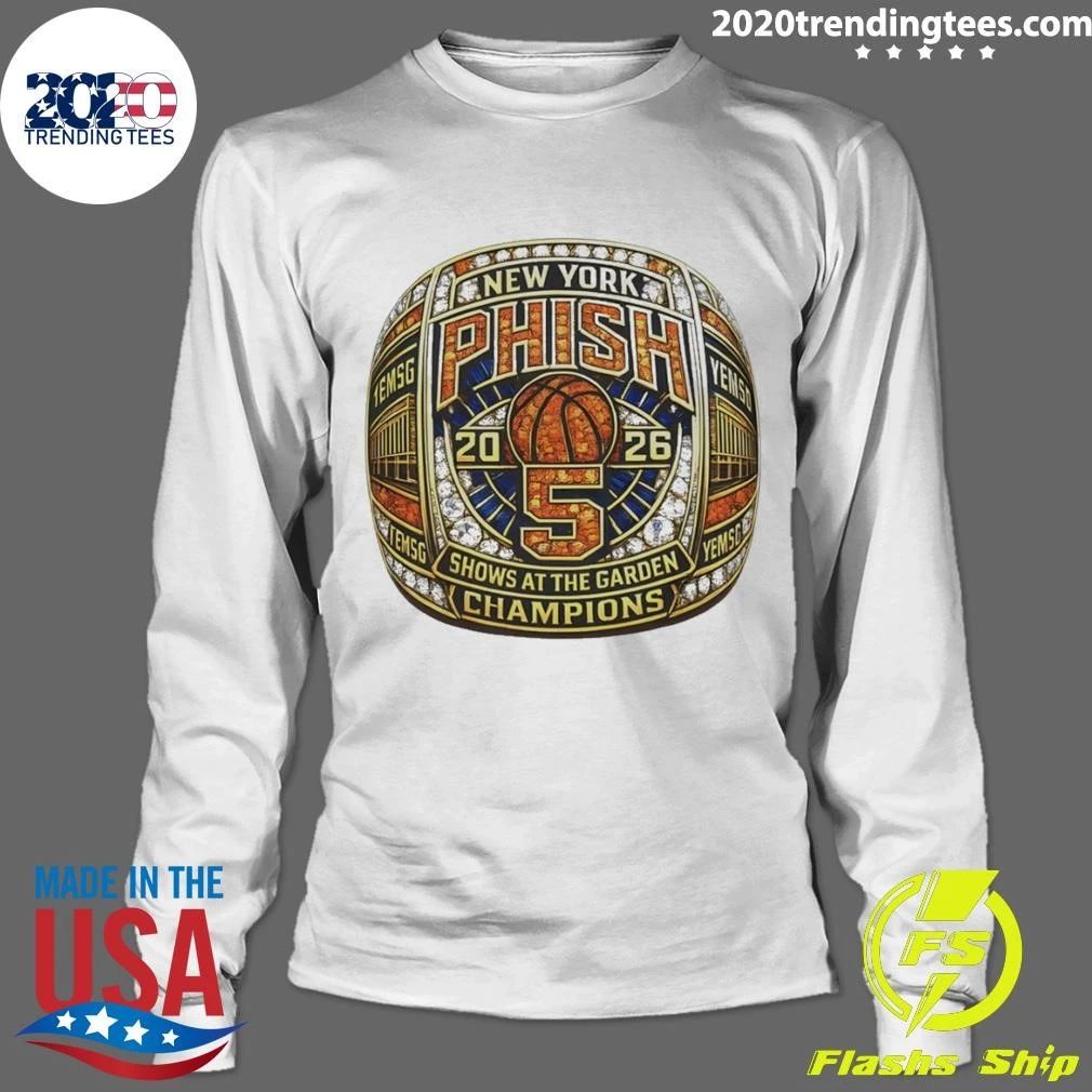 Phish Championship Ring New York 2026 Shows At The Garden Shirt