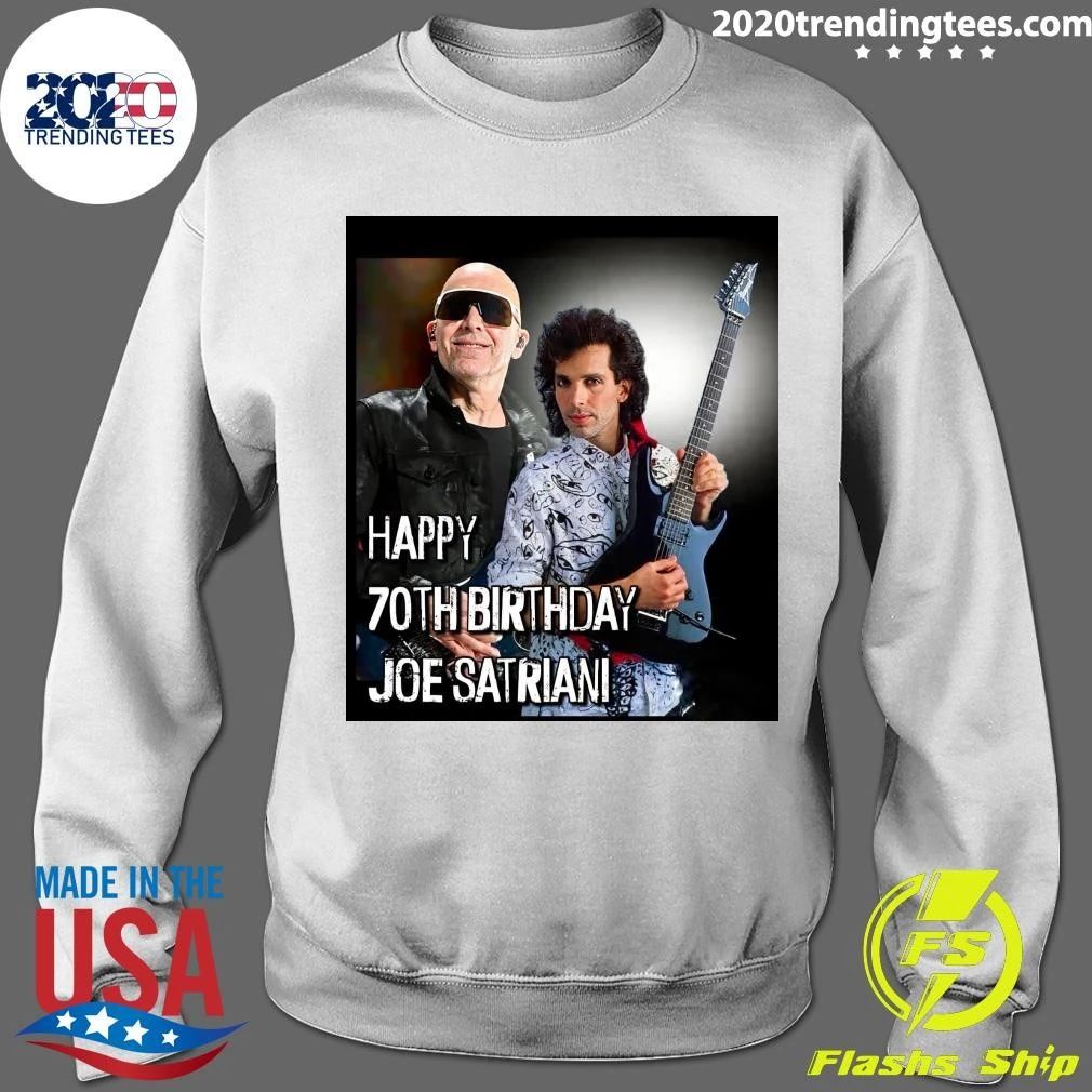 Happy 70th Birthday Joe Satriani Shirt