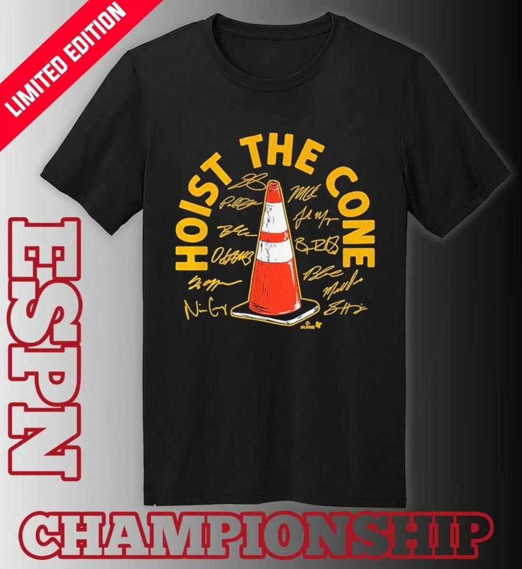 Pittsburgh Baseball Hoist the Cone Signatures Shirt