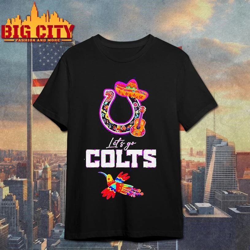 Indianapolis Colts Let’s Go Hispanic Heritage Day Graphic Shirt