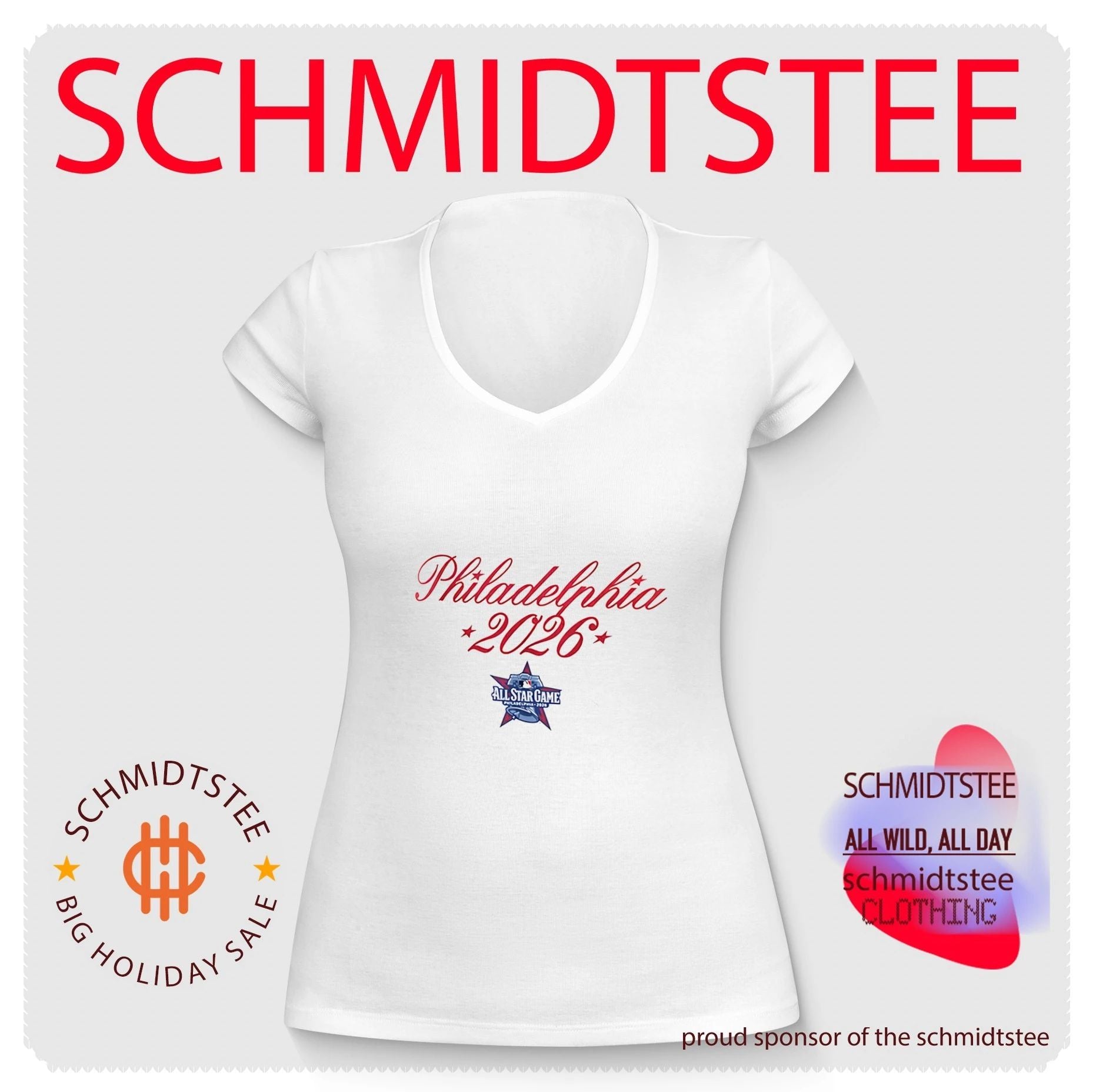 Philadelphia Phillies All Star Game logo shirt