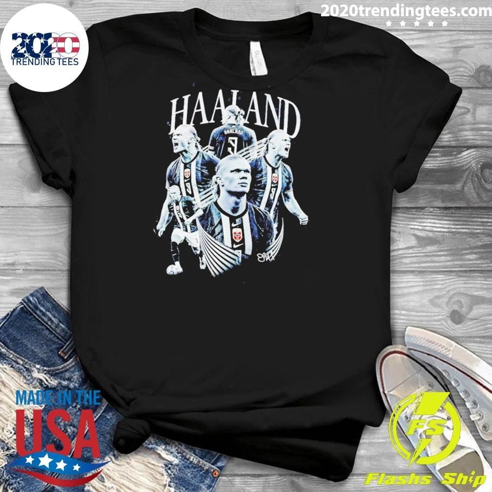 Erling Haaland Norway Soccer World Cup 2026 Graphic Vintage Shirt