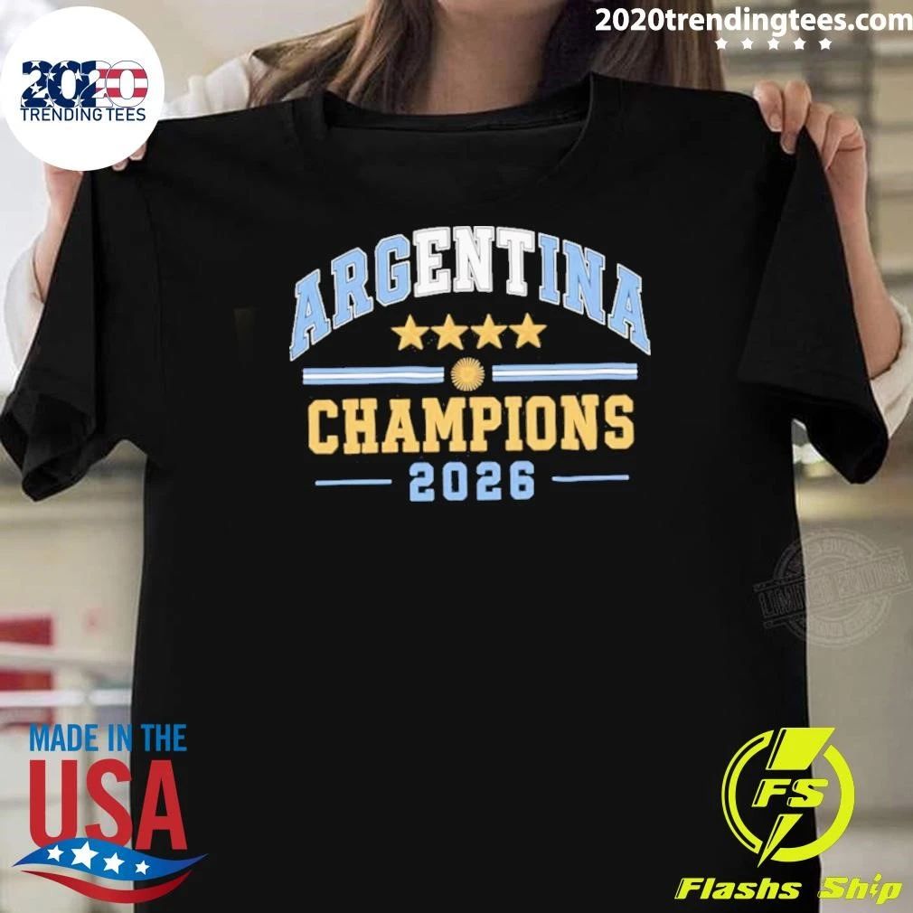 Argentina Champions 2026 World Cup Shirt