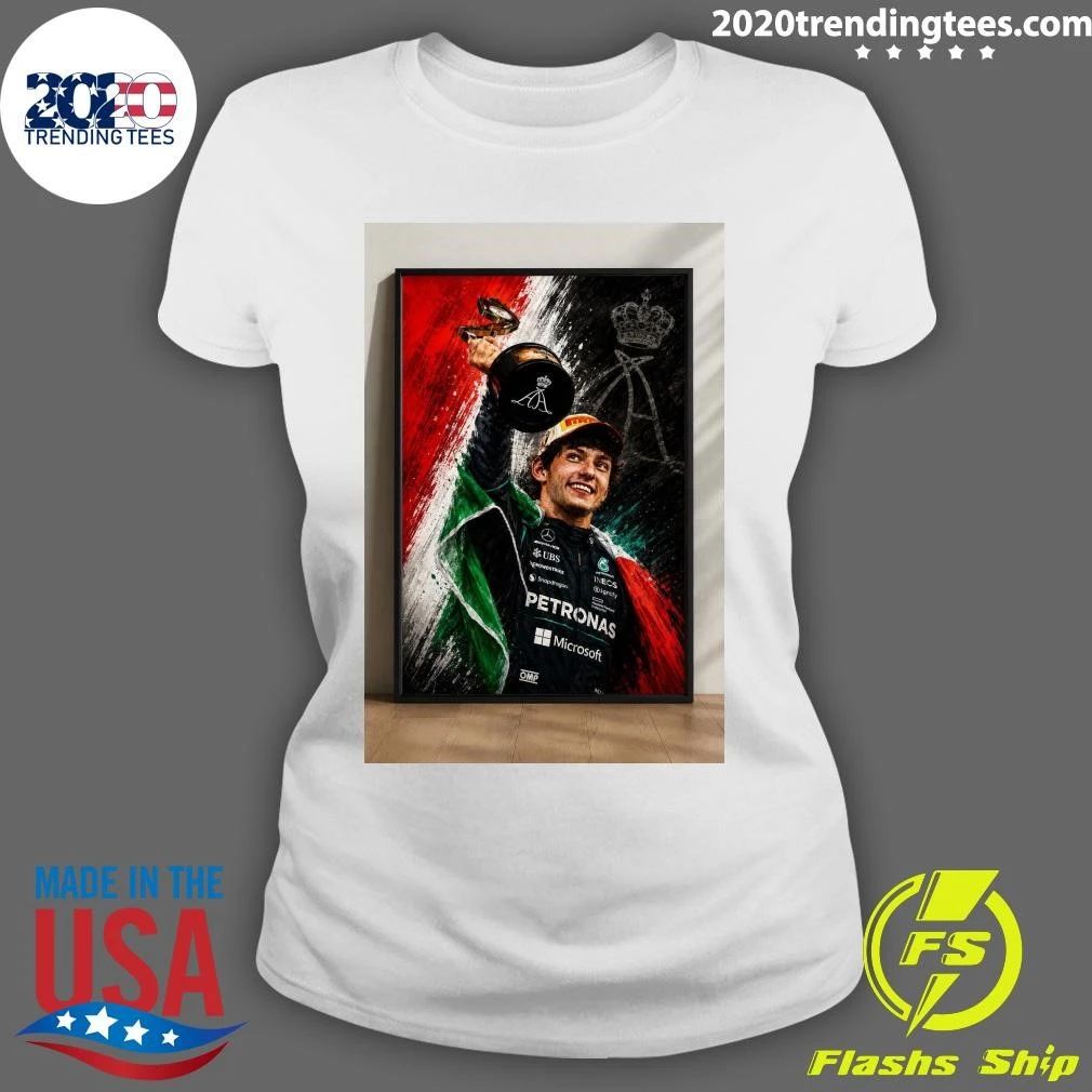 Kimi Antonelli Monaco Win F1 Racing Wall Shirt