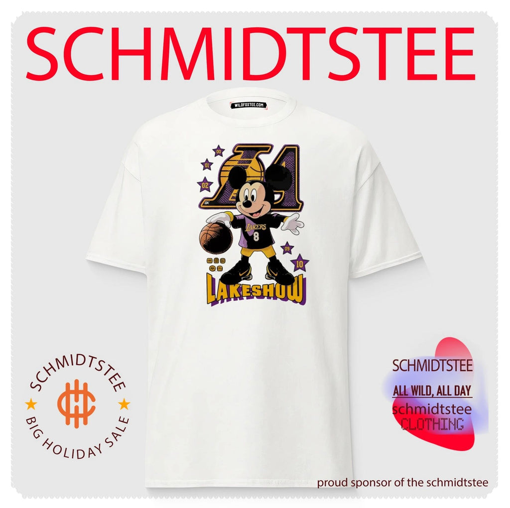 Mickey X Lakeshow Los Angeles Lakers cartoon shirt