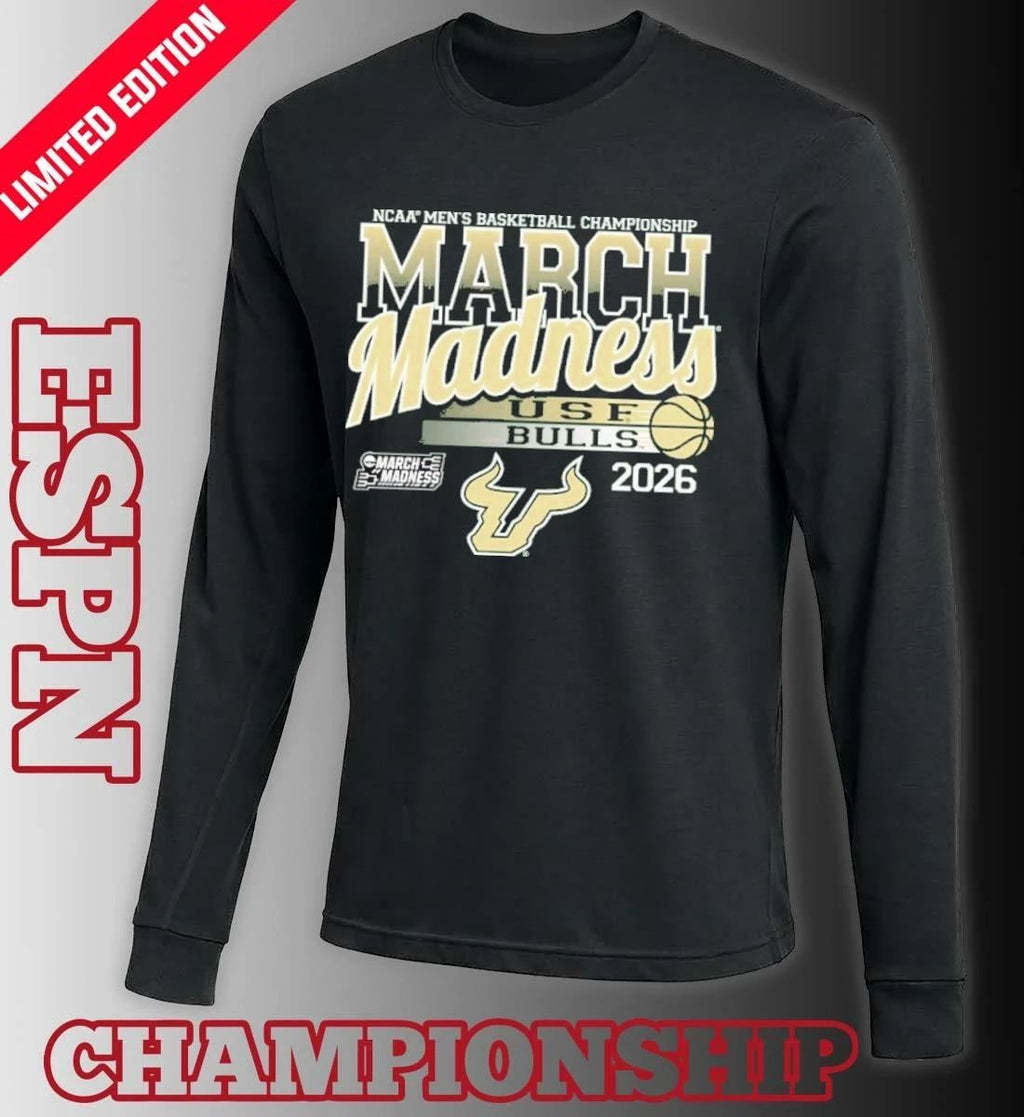 University of South Florida Men’s Basketball 2026 March Madness Bound Shirt