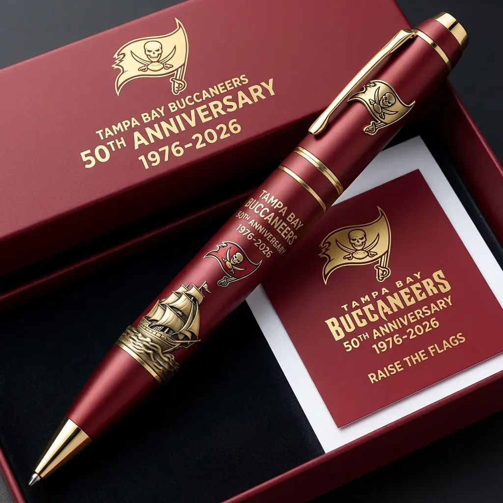 Tampa Bay Buccaneers 50th Anniversary 1976-2026 Pen