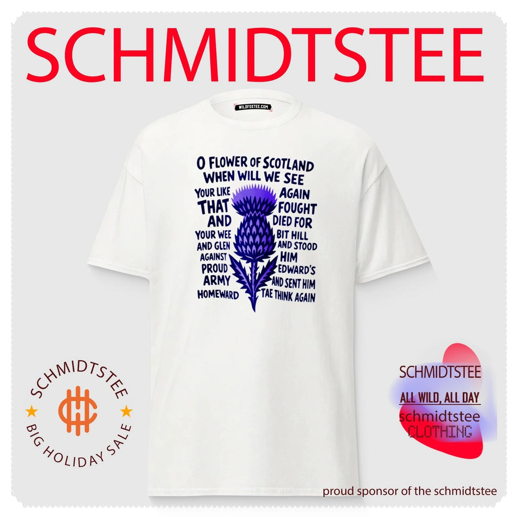O Flower of Scotland Thistle Scottish shirt