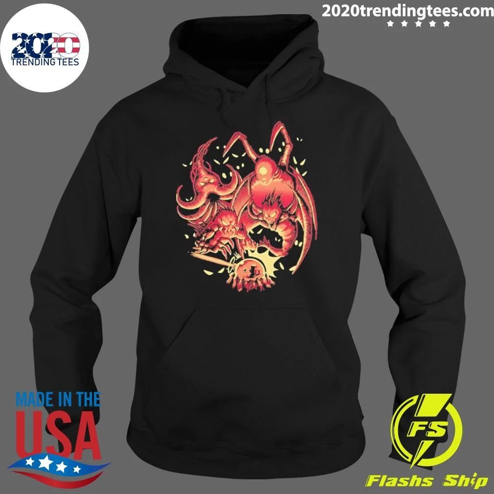 Nightly Encounter Alien Monsters Sci-fi Shirt