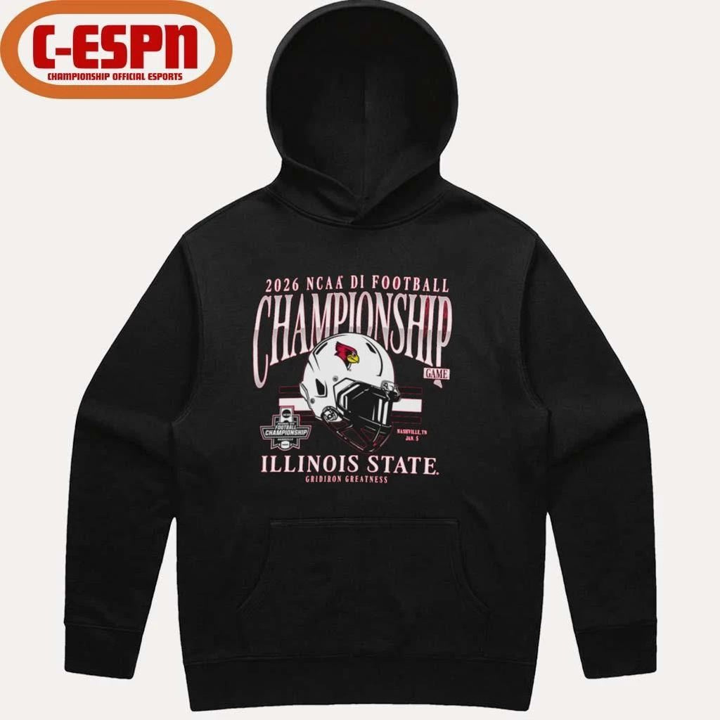Illinois State Redbirds 2026 FCS Football Championship Helmet Shirt