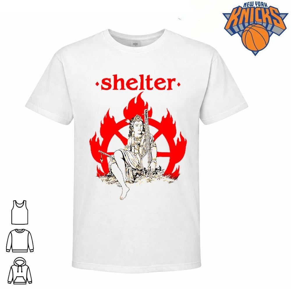 Shelter Vintage Goddess Sitting In Front Of Flame Wheel Aesthetic Shirt