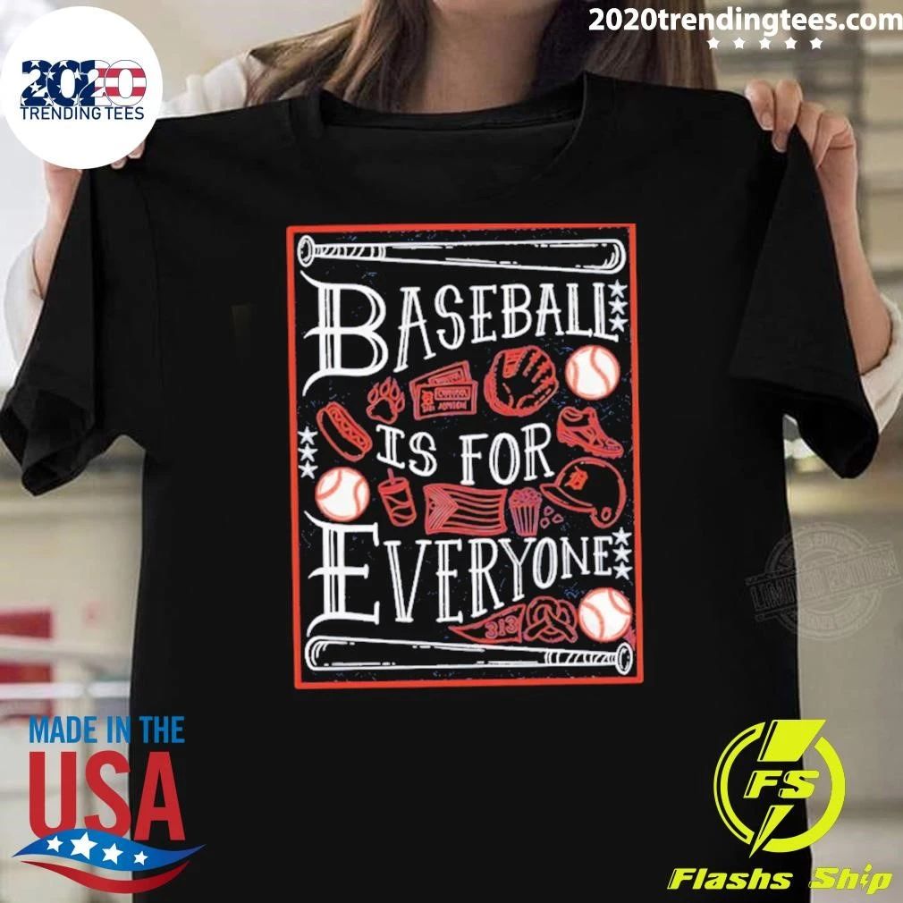 Baseball Is for Everyone Detroit Tigers Shirt