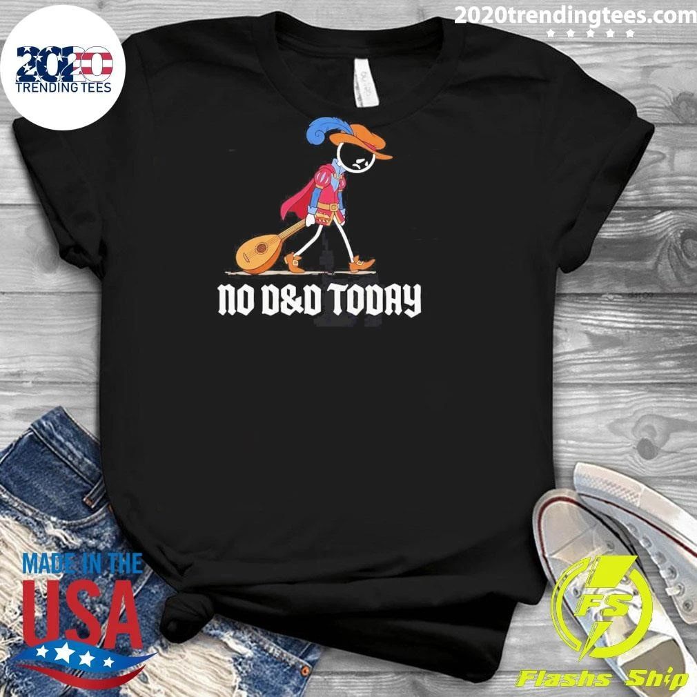 No D&d Today Bard Cartoon Shirt