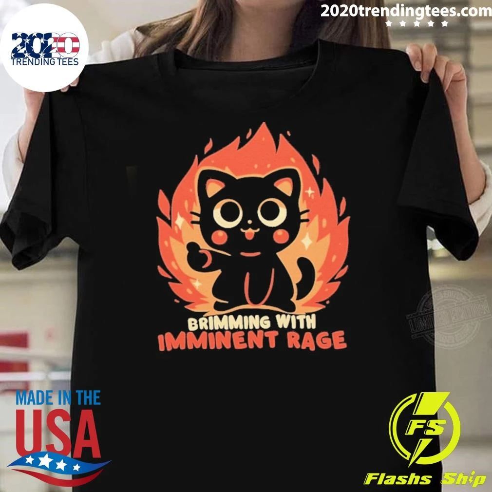 Angry Cat Brimming with Imminent Rage Shirt