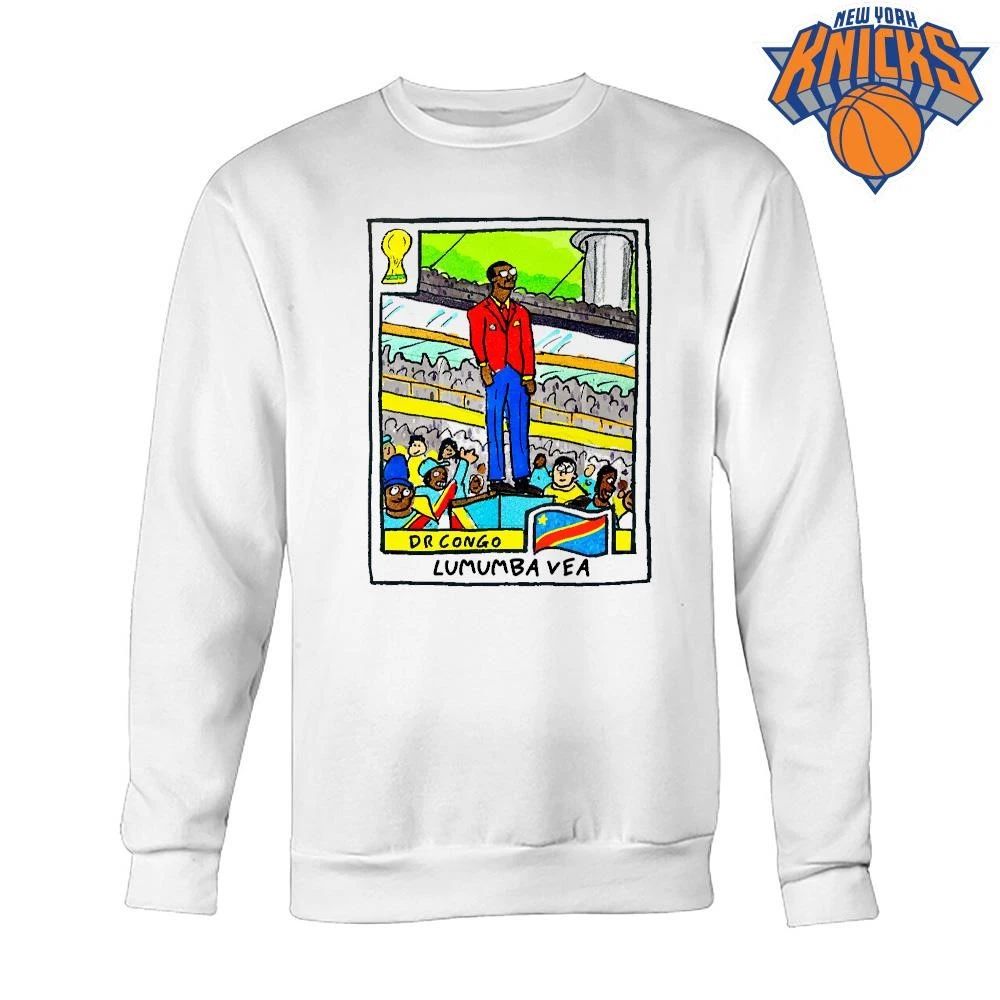 Dr Congo Lumumba Vea Hand Drawn Cartoon World Cup Stadium Shirt