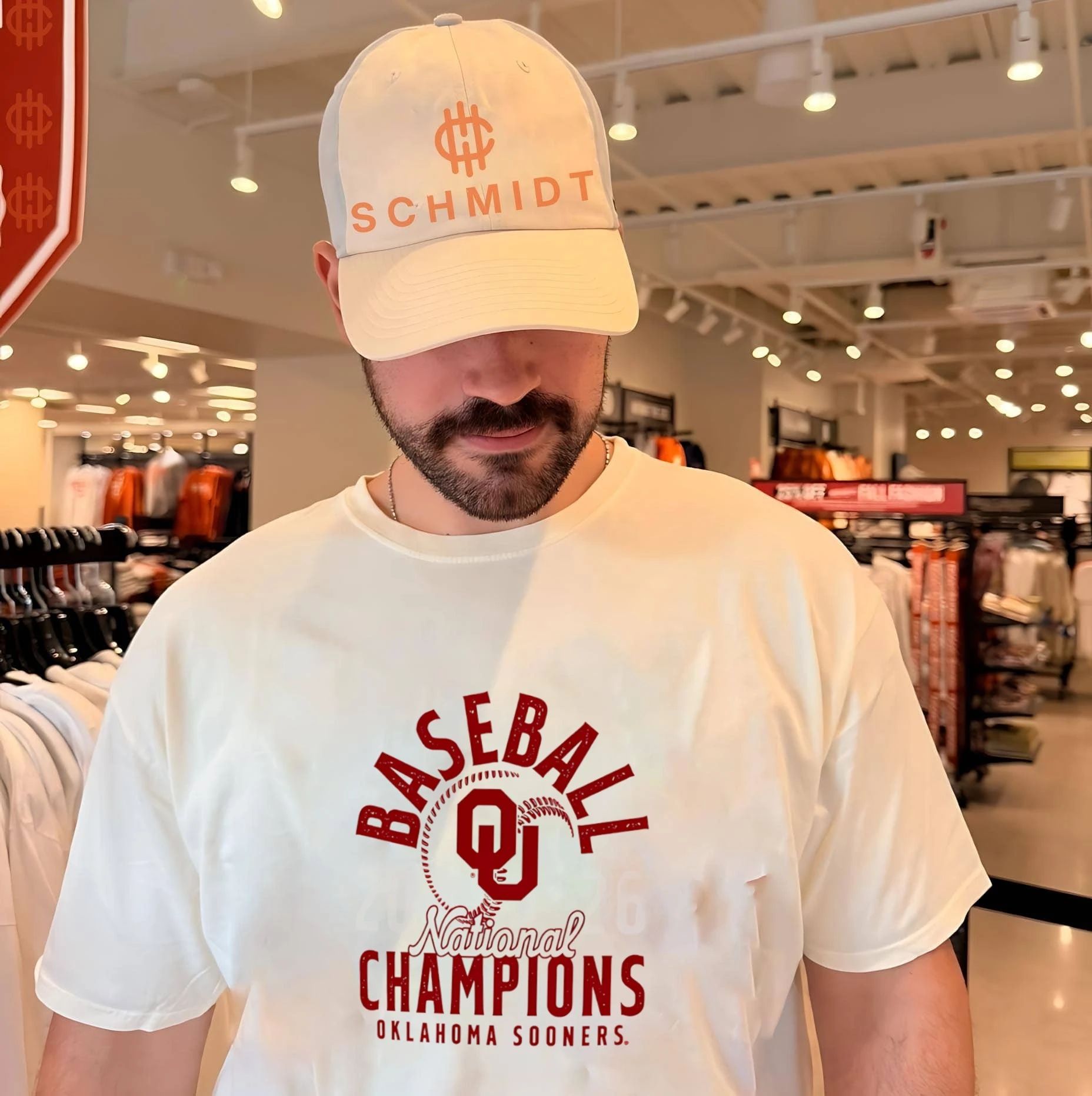 Oklahoma Sooners 2026 NCAA Baseball Men’s College World Series Champions Mascot Overlay shirt