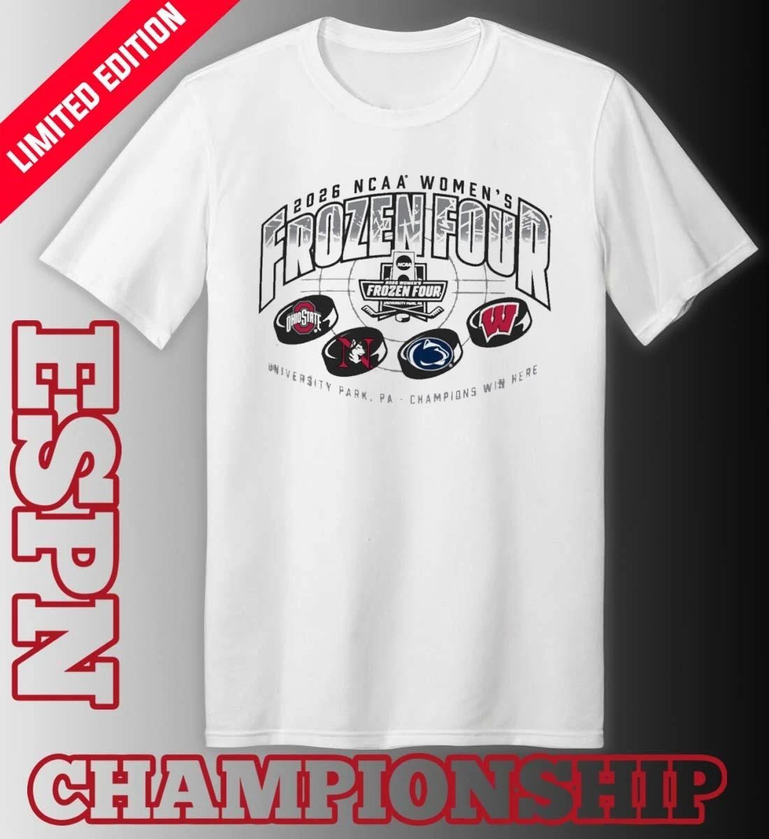 2026 NCAA Women’s Ice Hockey Frozen Four Shirt