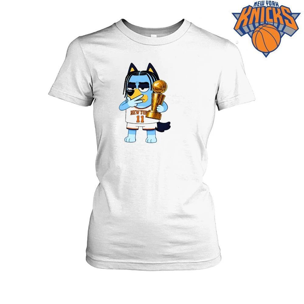 Bluey Character New York 11 Basketball Champion Trophy Shirt