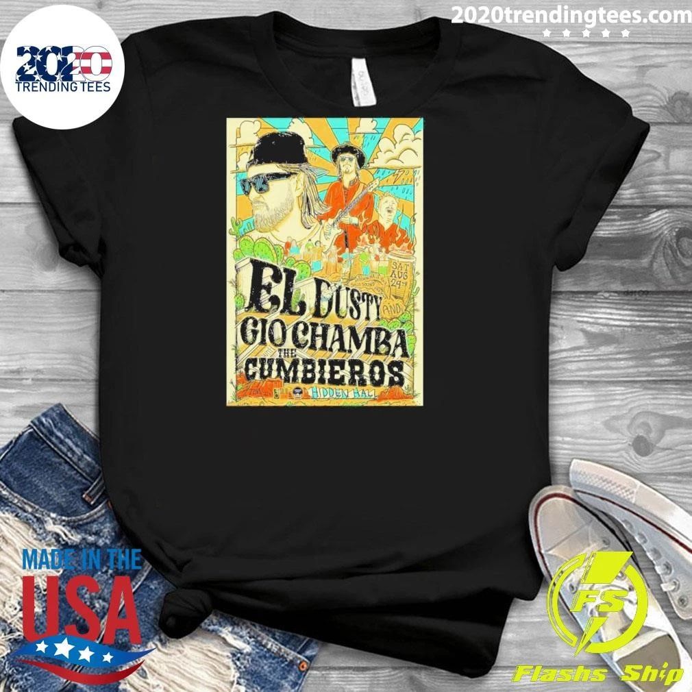 El Dusty And Gio Chamba Aug 29 2026, Seattle Wa Poster Shirt
