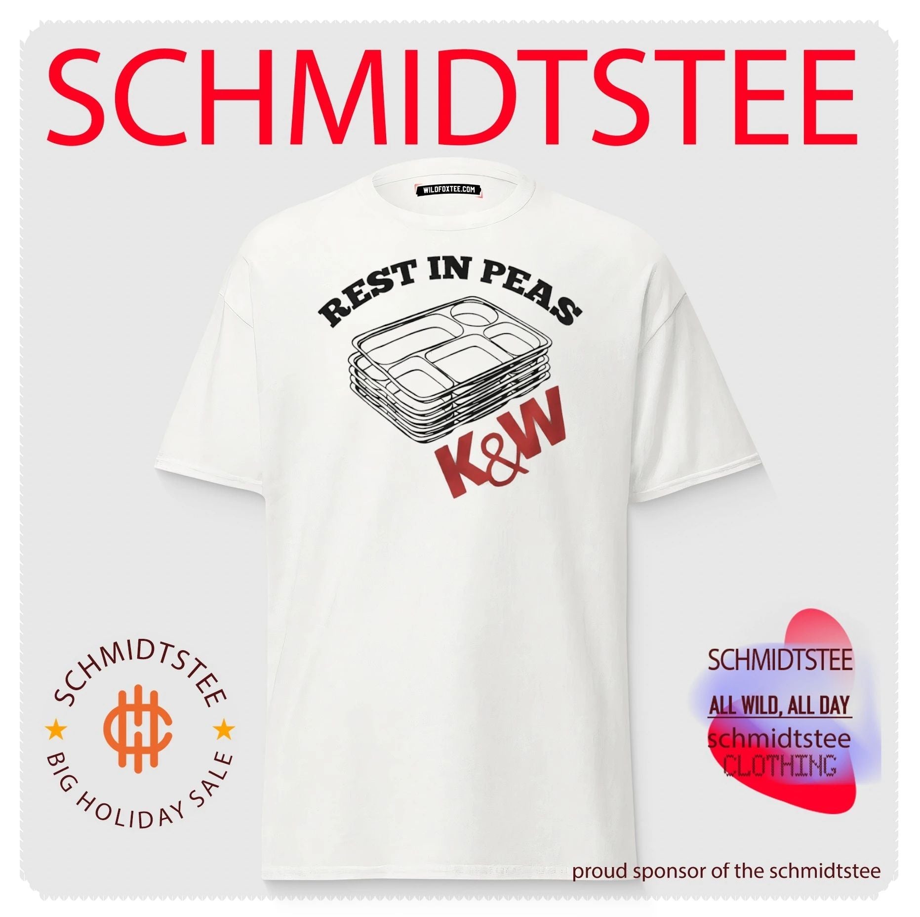 Rest in peas K and W shirt