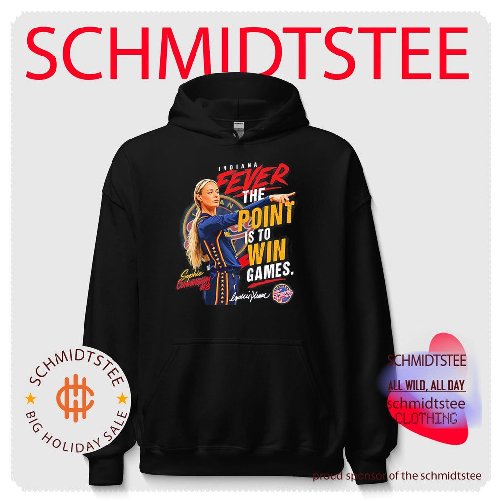 Indiana Fever Sophie Cunning Ham the point is to win games vintage shirt