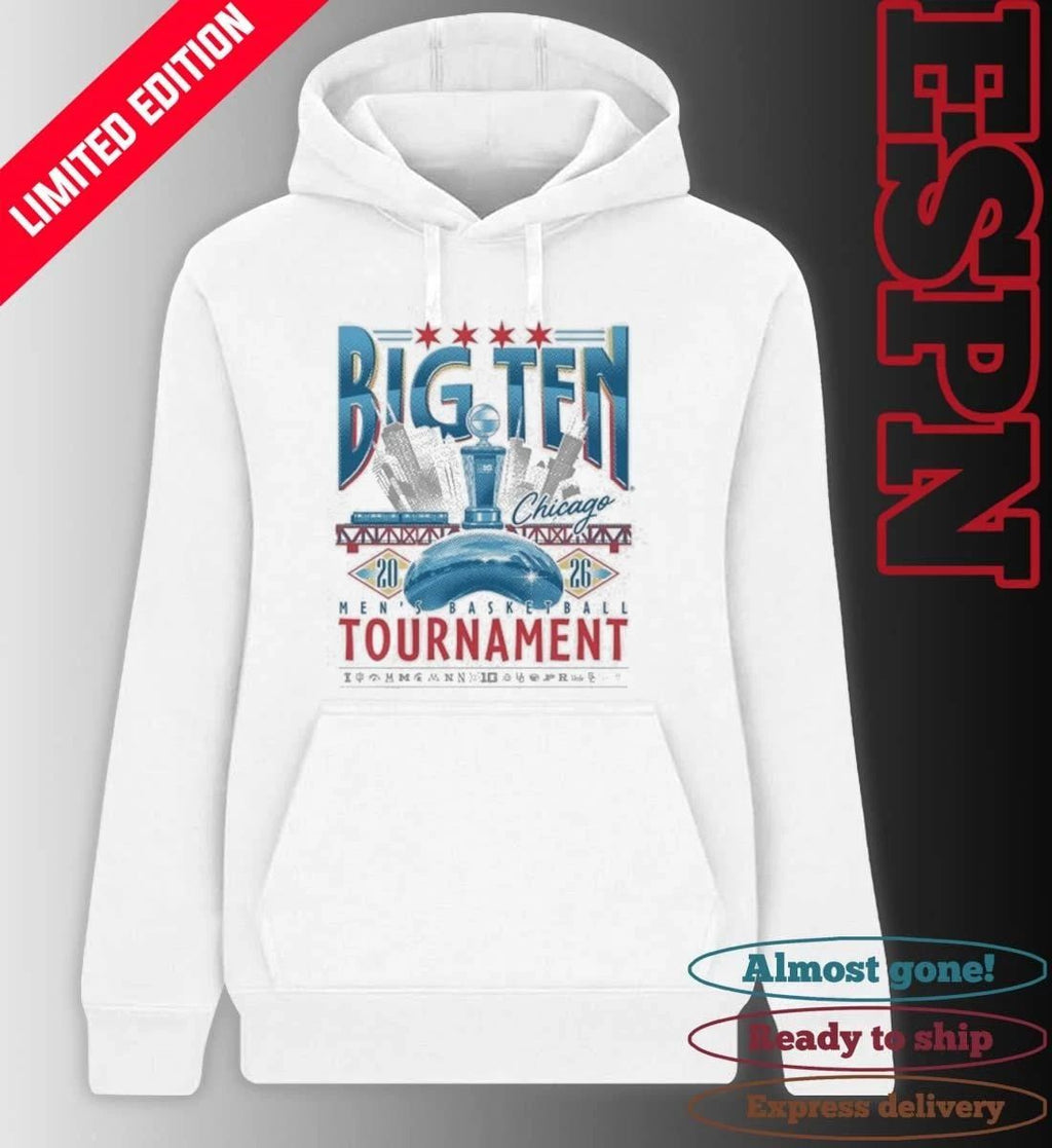 2026 Big Ten Men’s Basketball Tournament Chicago Skyline Shirt