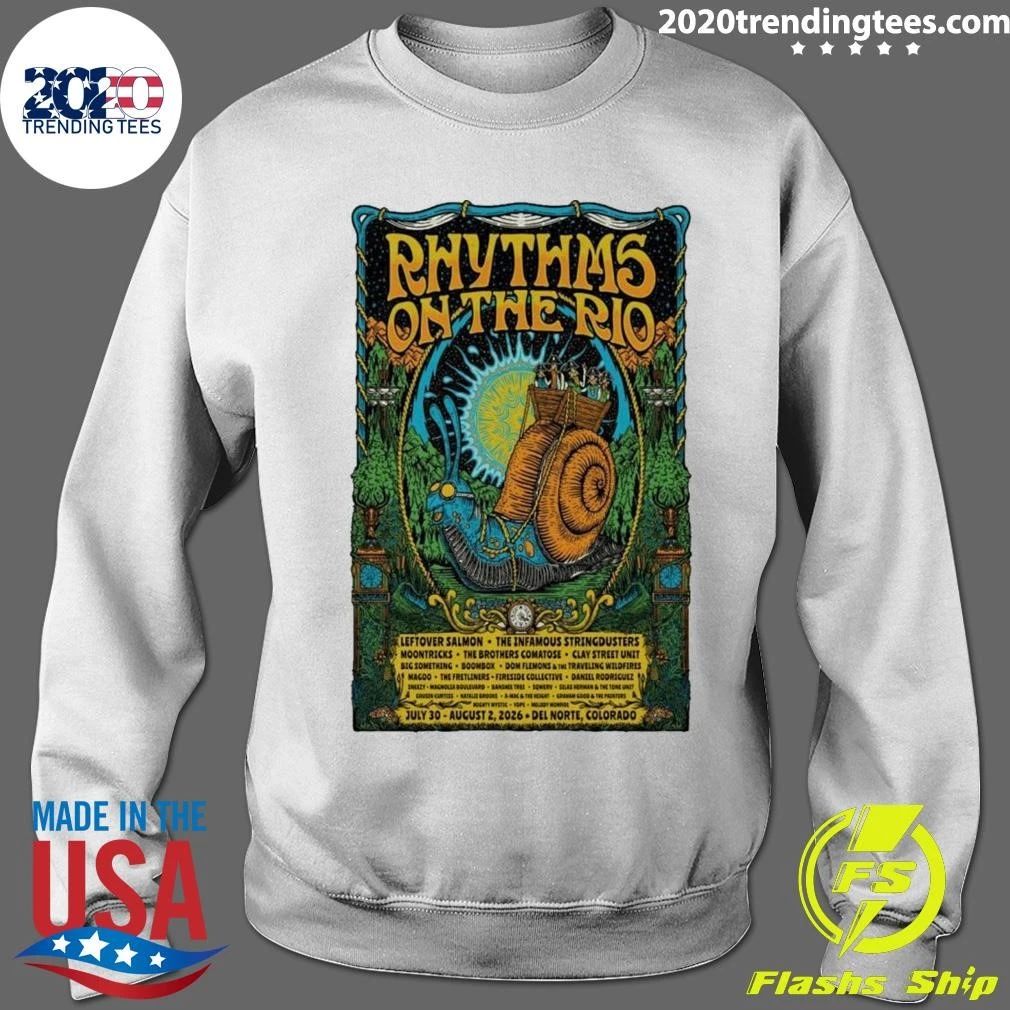 Rhythms On The Rio In Del Norte Co On Jul 30-aug 2 2026 Event Poster Shirt