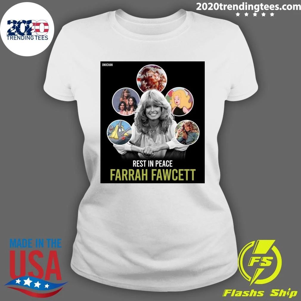 Rest In Peace Farrah Fawcett Shirt