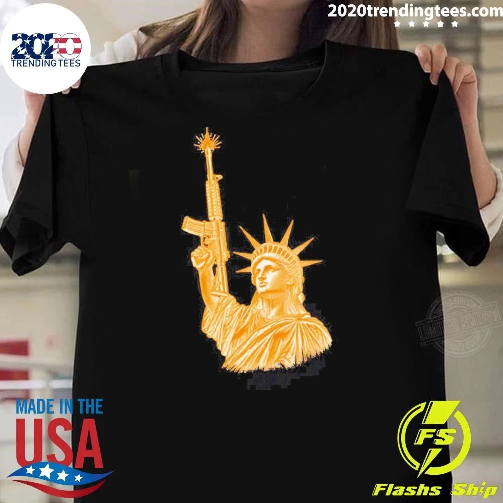 Guns Of Liberty Ar-style Graphic Shirt