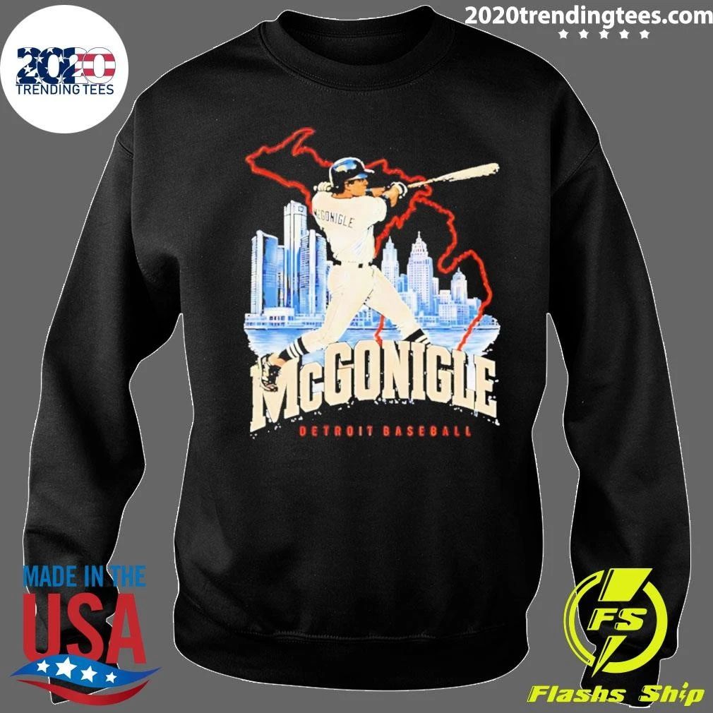 McGonigle Detroit Baseball Distressed Player Shirt