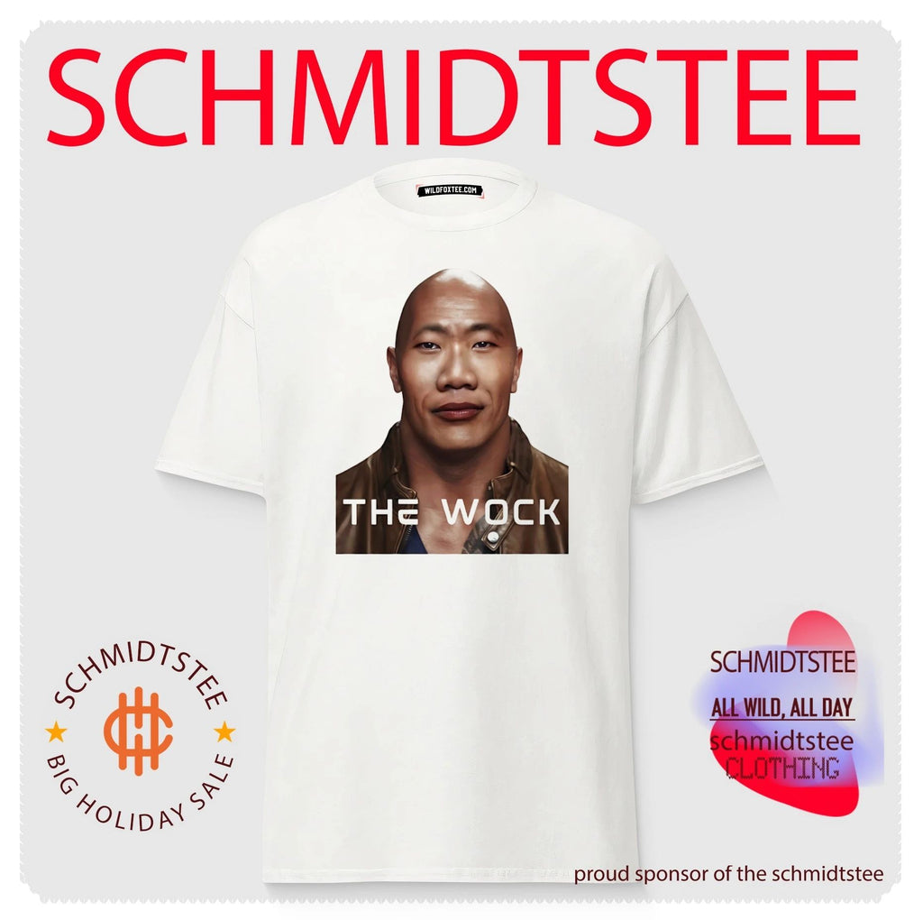 The Wock parody of The Rock shirt