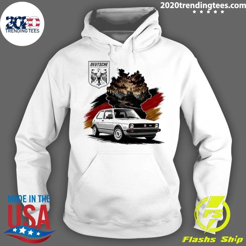 Deutsche Automobilkunst Volkswagen Golf Gti Shirt