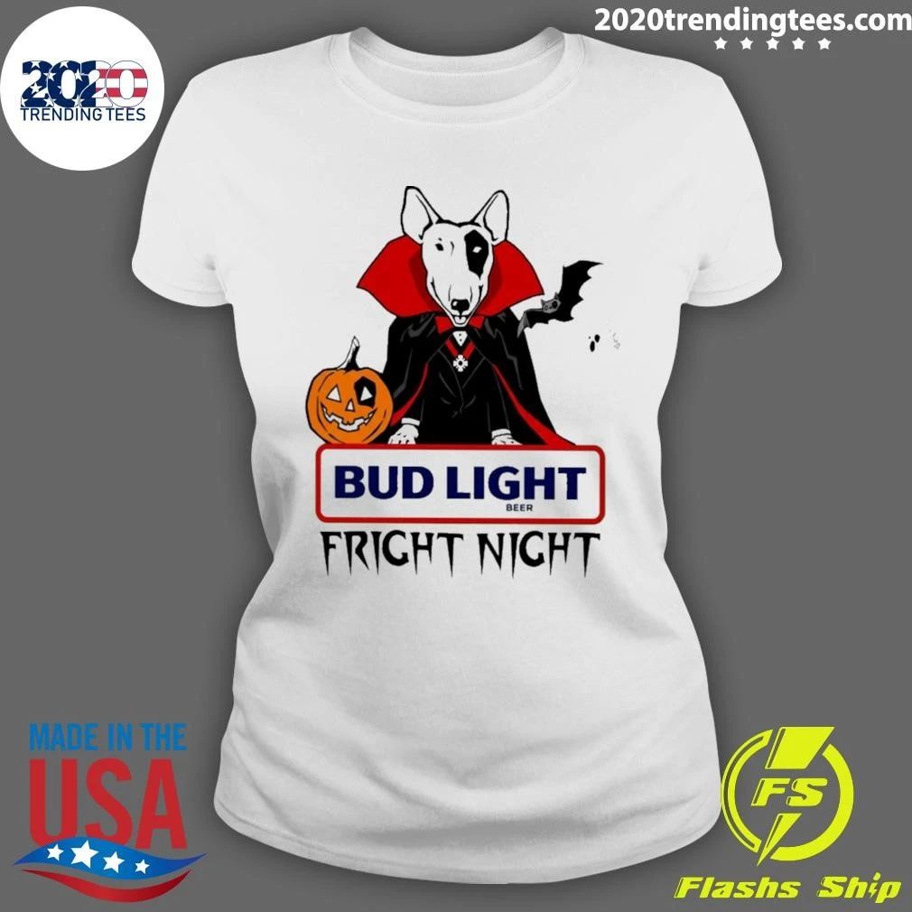 Spuds Mackenzie Fright Night 80s Throwback Halloween Shirt