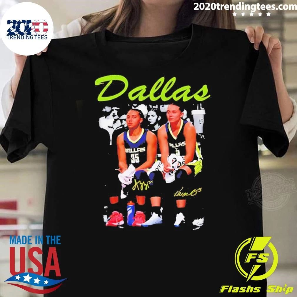Azzi Fudd And Paige Bueckers Dallas Wings Women’s Basketball Game Day 2026 Signatures Shirt